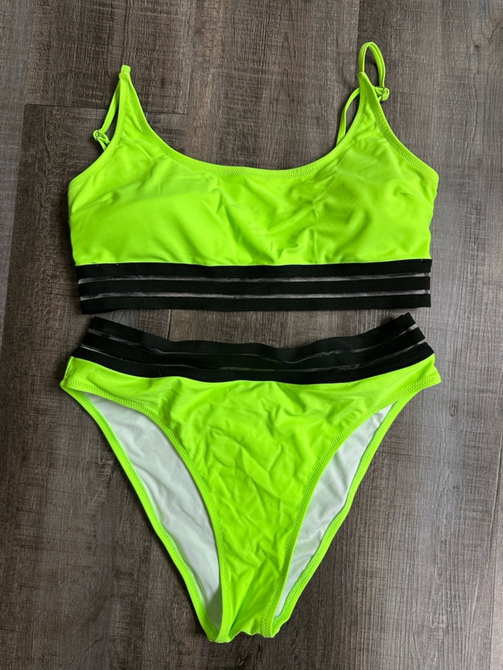 Neon Green Bikini - Hilinker Large